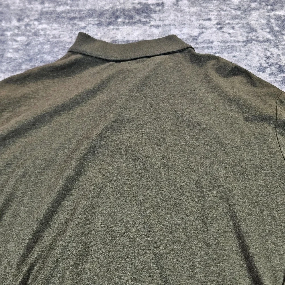 Polo Ralph Lauren Polo Shirt Mens XXL Green Classic Fit Long Sleeve Pony Logo